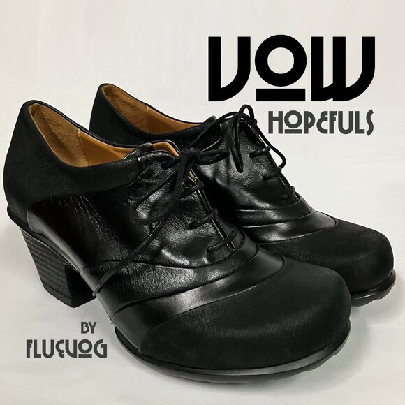 *NEVER WORN* Fluevog Hopefuls VOW, Limited Edition, Size 7.5 (best for 6.5/7?)! - Picture 1 of 10